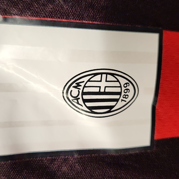 EUC ACM 1899 Emirates Fly Better #19 Men's sz L Soccer Jersey Sempre Milan - Picture 6 of 9